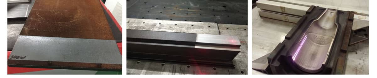 레이저 청소 기계 가공 샘플