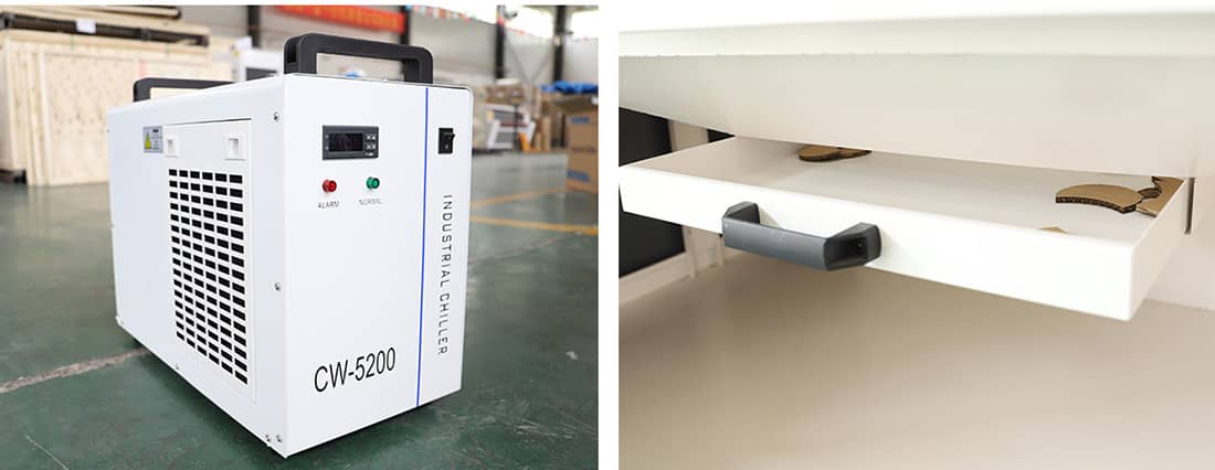 워터 쿨러 및 수신 서랍