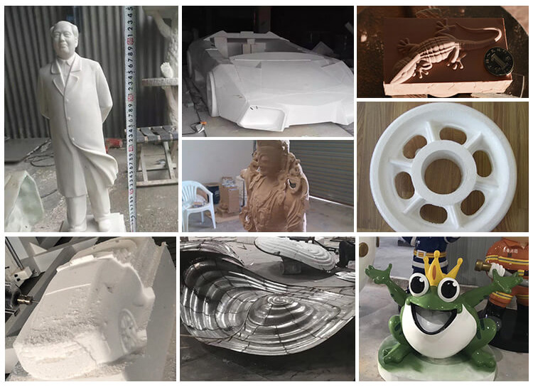 4 축 폼 ATC 목재 CNC 라우터