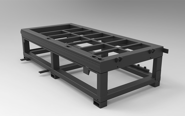 자동화 된 CNC 라우터 베드