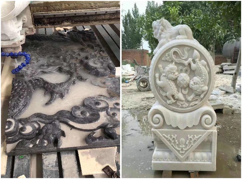 화강암 조각 기계