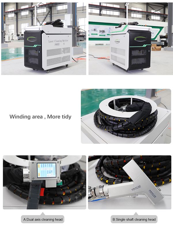 녹 제거를위한 고전력 레이저 청소 
