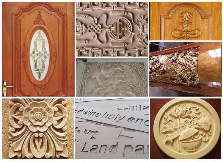 3D 목공 조각 기계 CNC 라우터 4 헤드