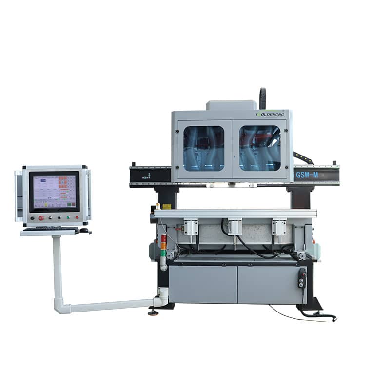 이중 테이블 CNC 단단한 목재 슬롯 밀링 머신