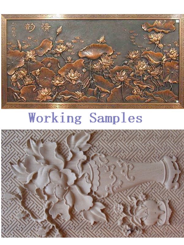 CAD 나무 조각 기계