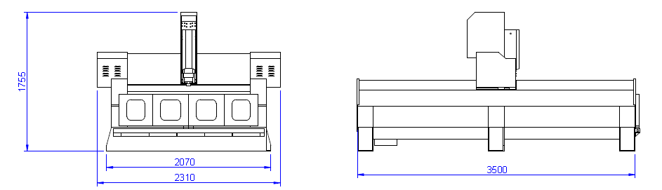석재 조각 Machinestone 조각 기계 판매