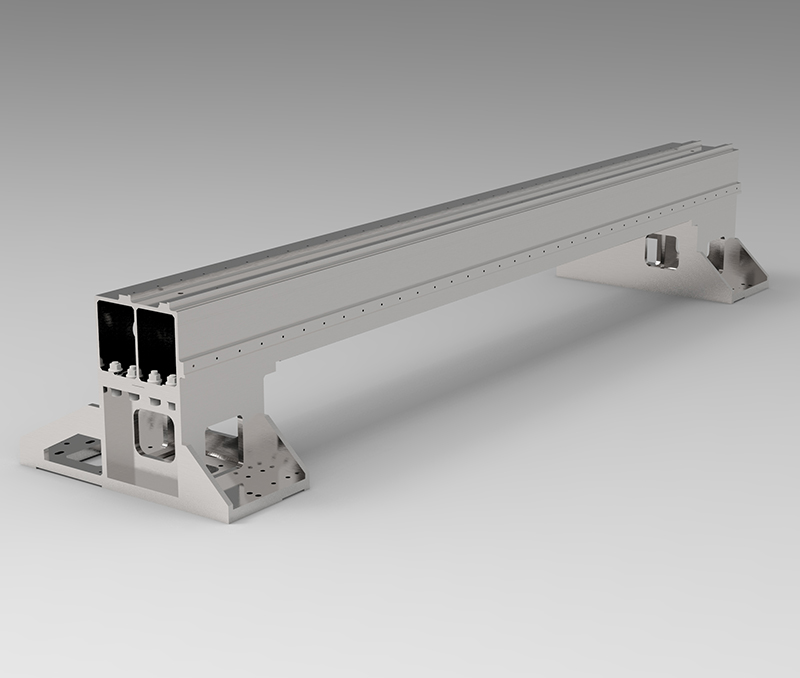 광섬유 절단 기계 빔