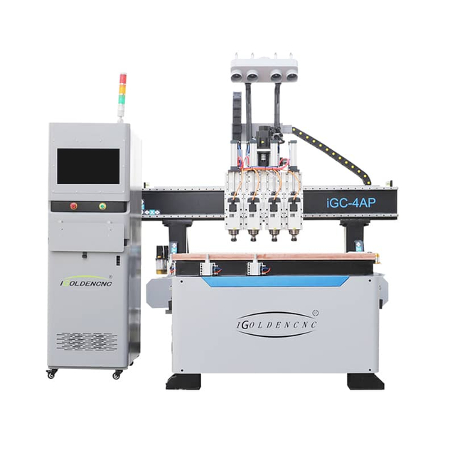 두 배 플랫폼 MDF와 합판 널 절단 CNC 대패 기계