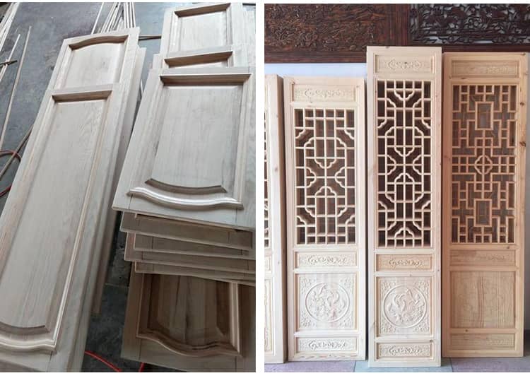 캐비닛 도어 절단